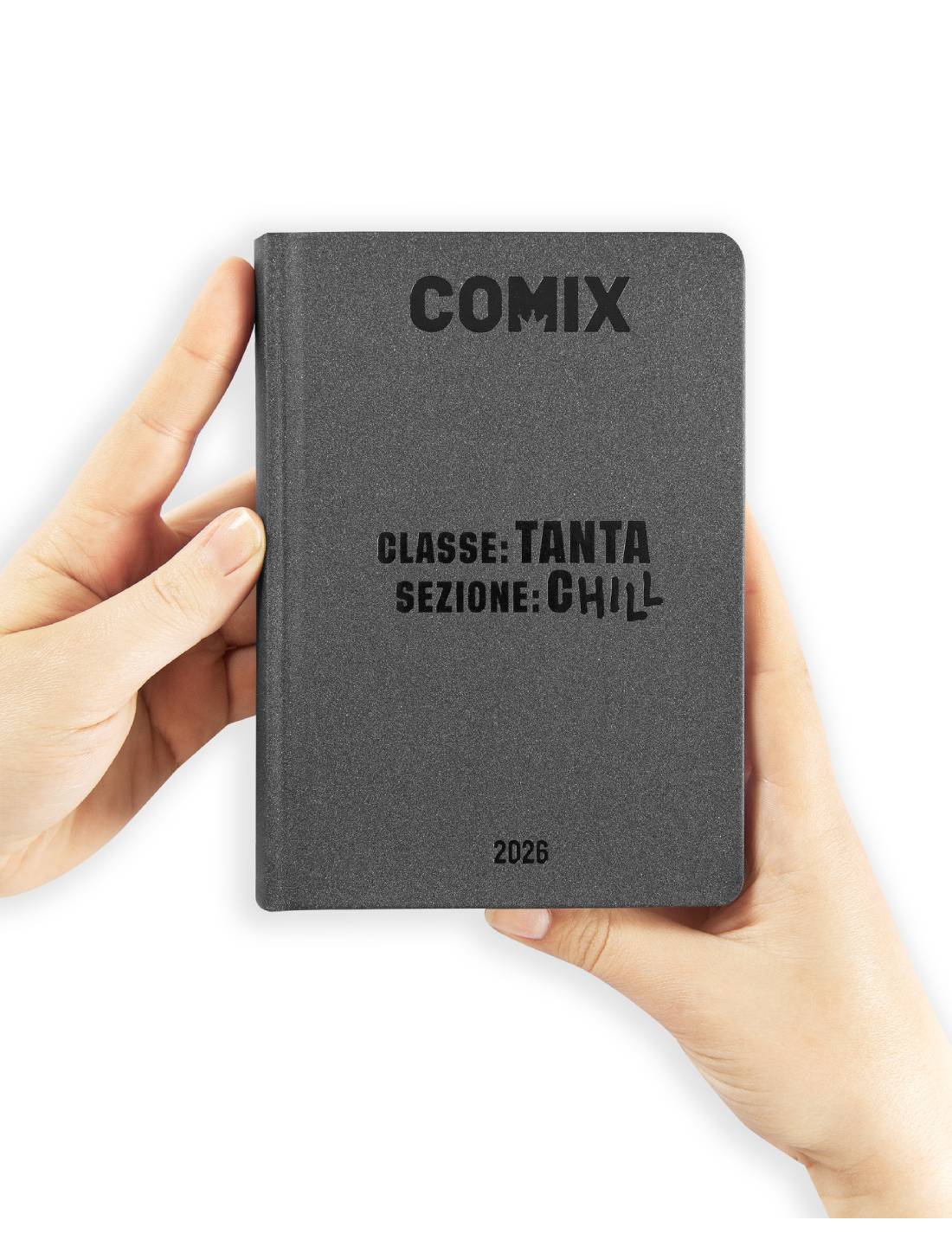 Diario 16 Mesi 2025/26 Comix Mini Classe: Tanta Sezione: Chill Charcoal