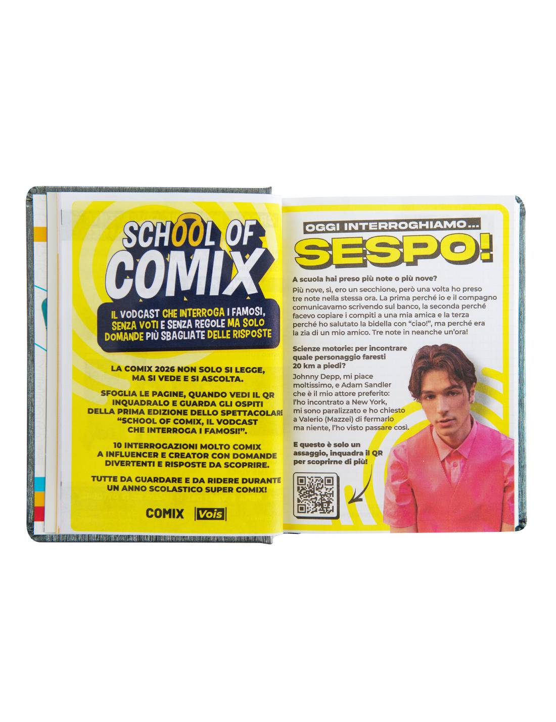 Diario 16 Mesi 2025/26 Comix Mini Credo In Me E In Chi Mi Suggerisce Gear Black