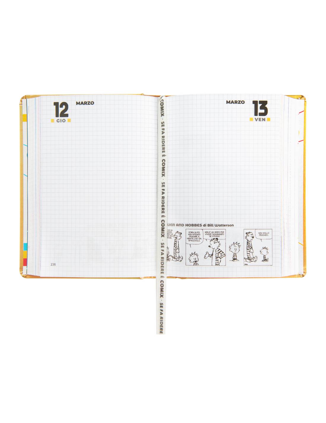 Diario 16 Mesi 2025/26 Comix Mini Vita Level Pro Mangio Dormo Esco Con I Bro Oro