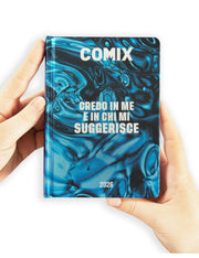 Diario 16 Mesi Comix Mini 2025/26 Credo In Me E In Chi Mi Suggerisce Metal Fluid