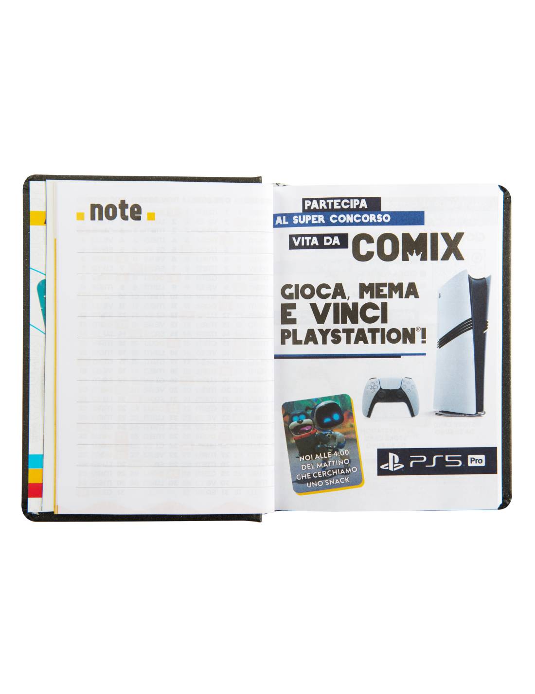 Diario 16 Mesi 2025/26 Comix Mignon Classe: Tanta Sezione: Chill Charcoal