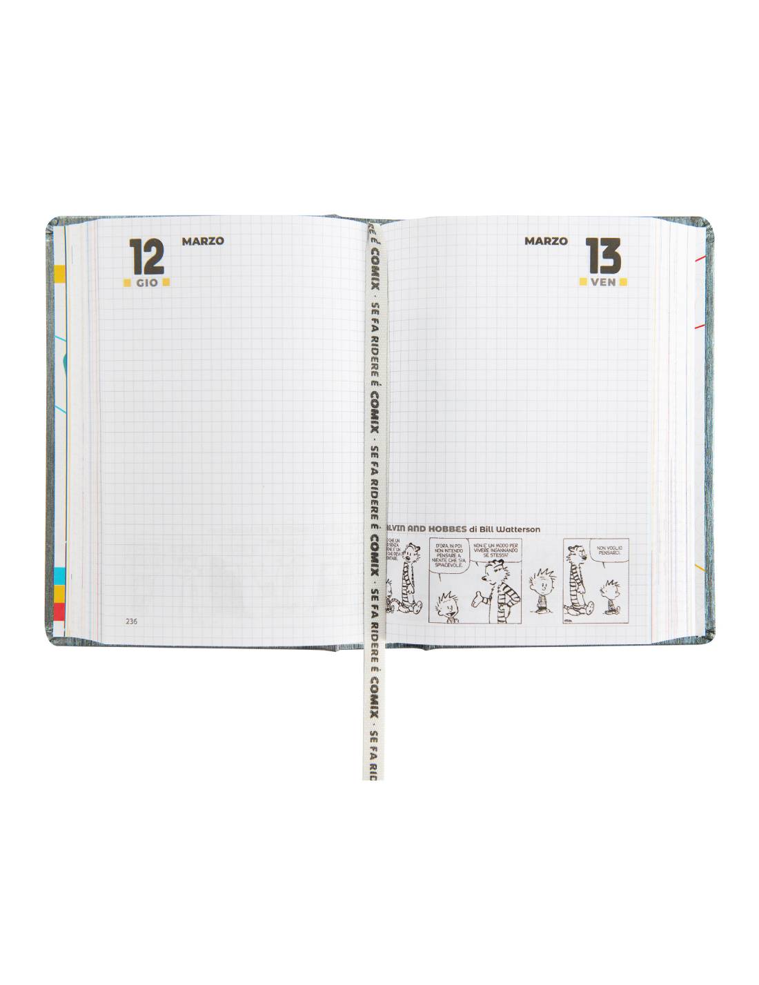 Diario 16 Mesi 2025/26 Comix Mignon Credo In Me E In Chi Mi Suggerisce Nero E Grigio