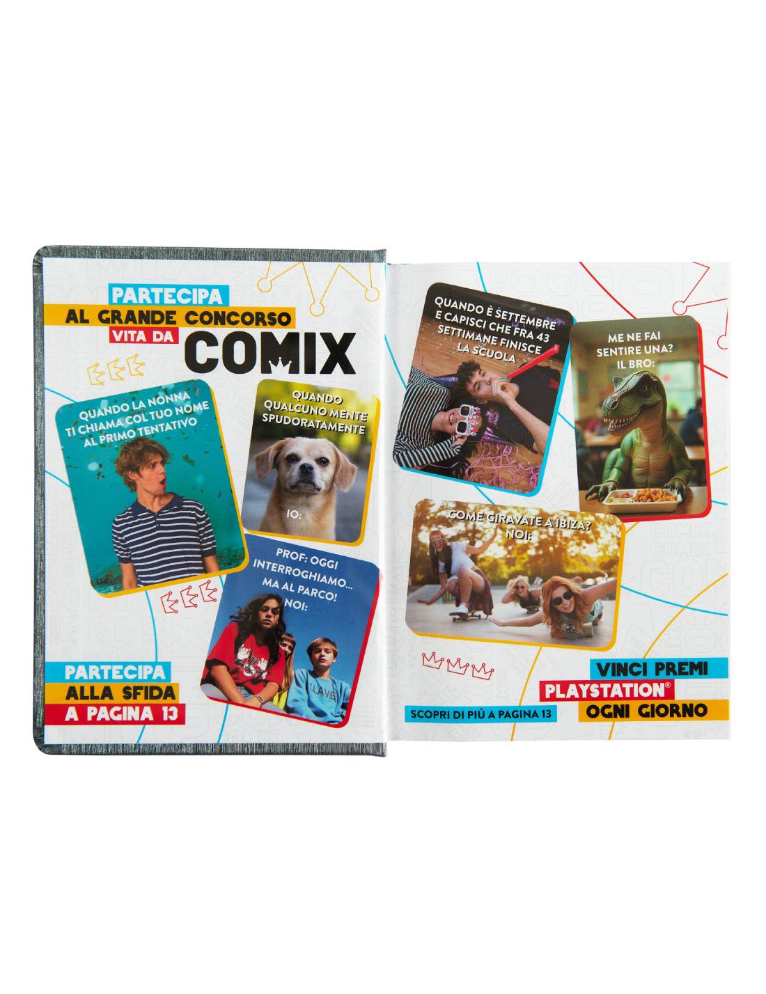 Diario 16 Mesi 2025/26 Comix Mignon Credo In Me E In Chi Mi Suggerisce Nero E Grigio