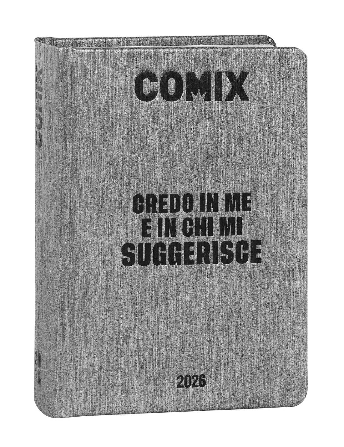 Diario 16 Mesi 2025/26 Comix Mignon Credo In Me E In Chi Mi Suggerisce Nero E Grigio