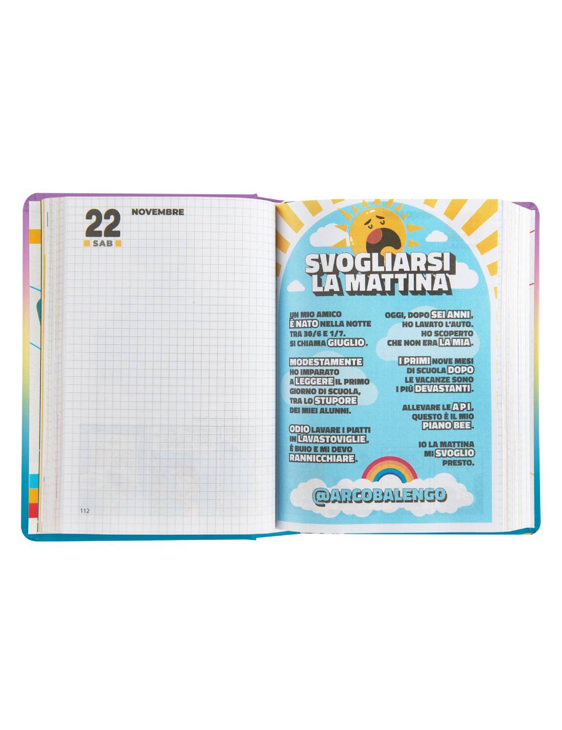 Diario 16 Mesi 2025/26 Comix Mignon Credo In Me E In Chi Mi Suggerisce Sunrise Sky