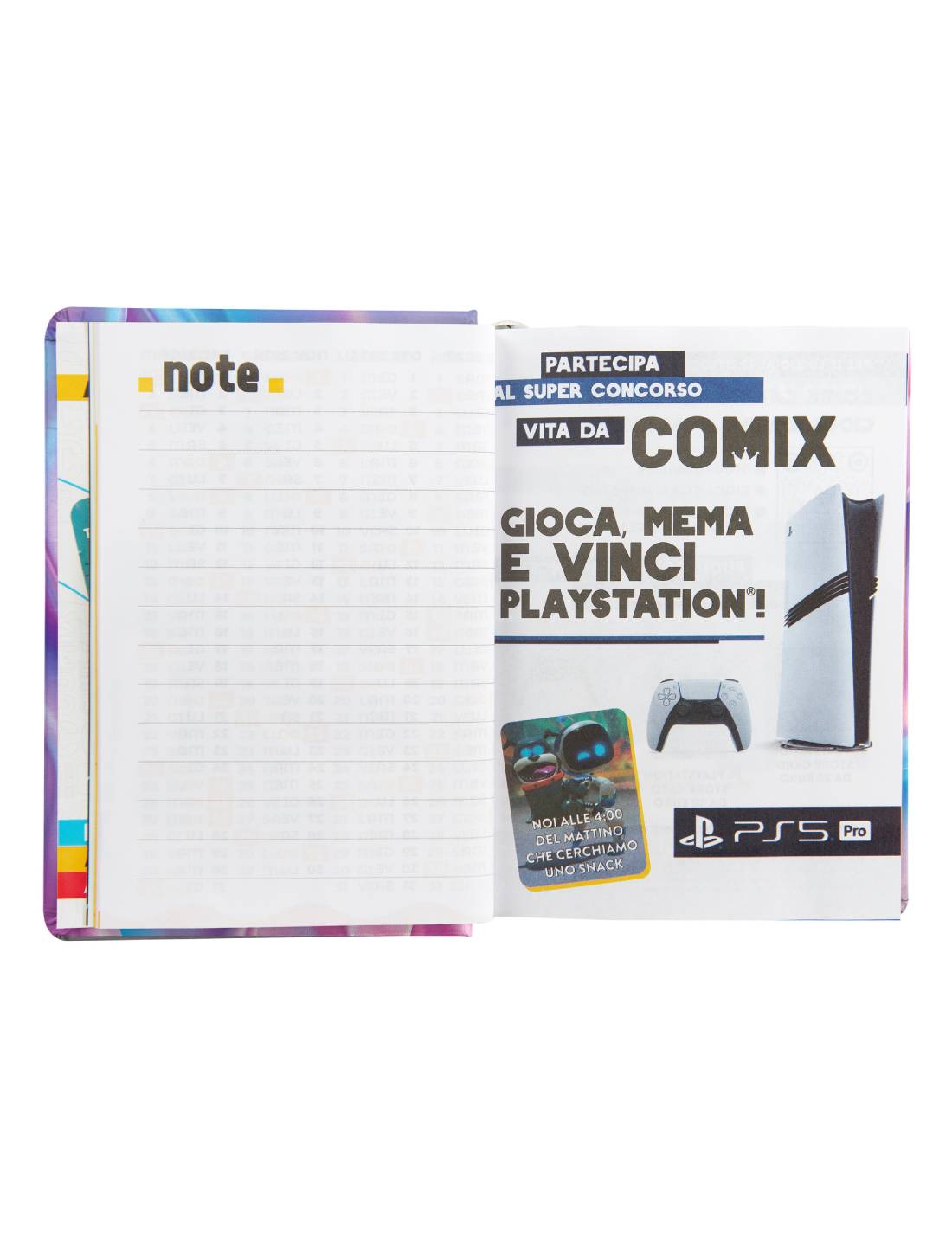 Diario 16 Mesi Comix Mignon 2025/26 La Matematica Mi Piace Ma Preferisco Non Parlarne Silky Wave