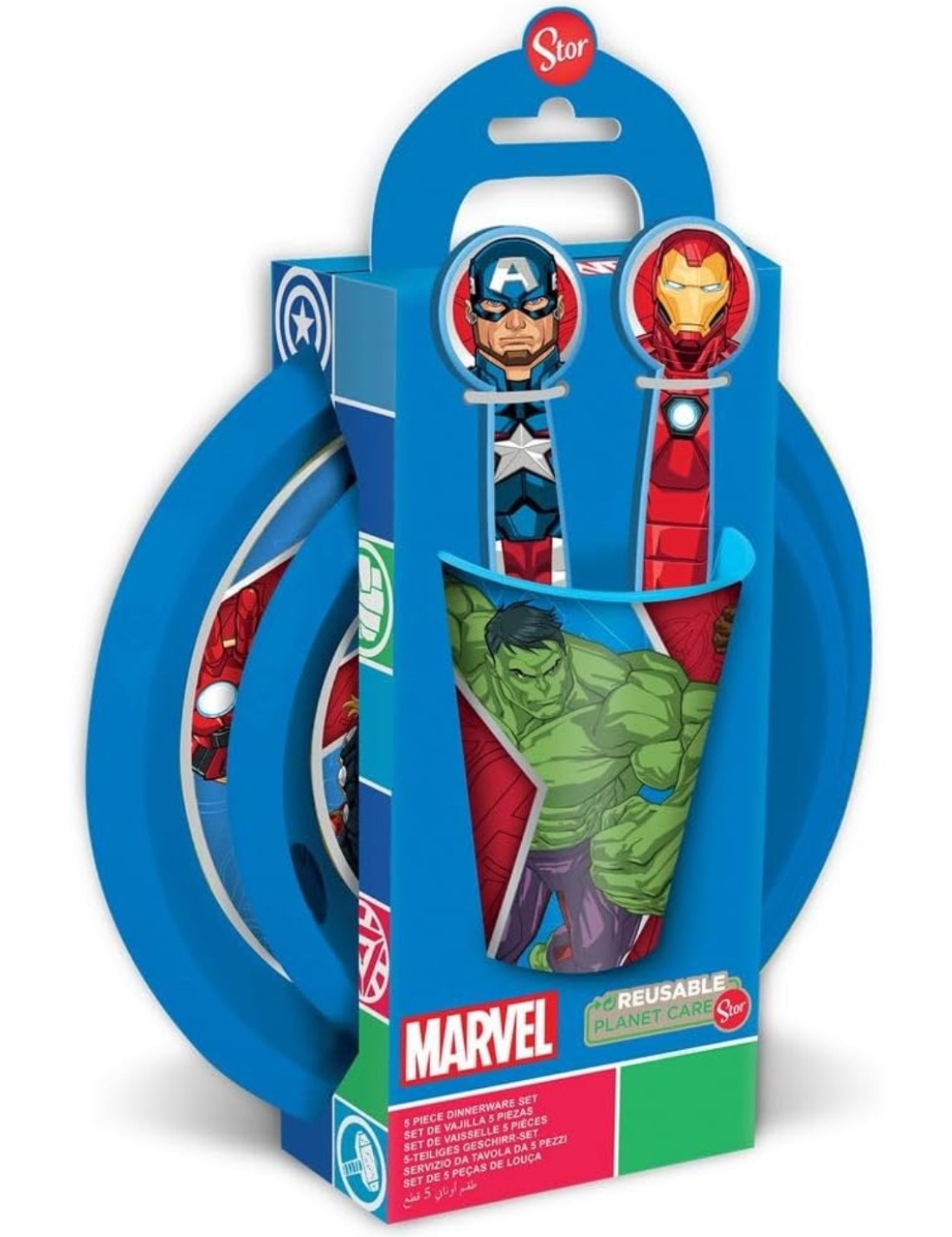 Set Pranzo Avengers 5pz