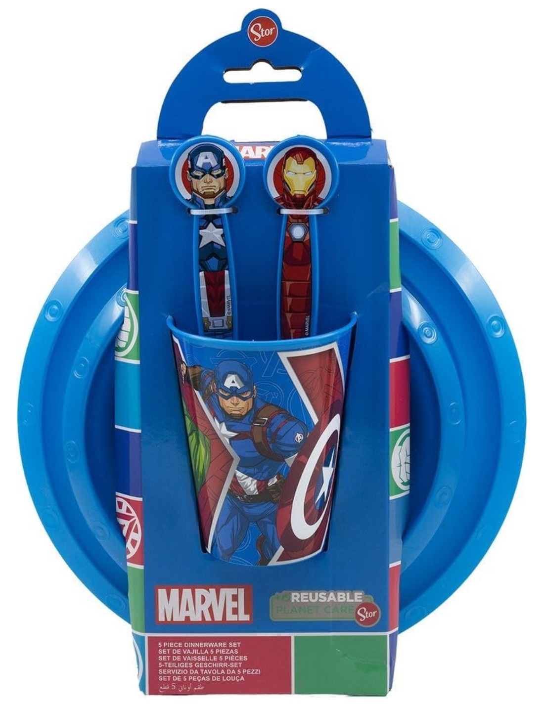 Set Pranzo Avengers 5pz