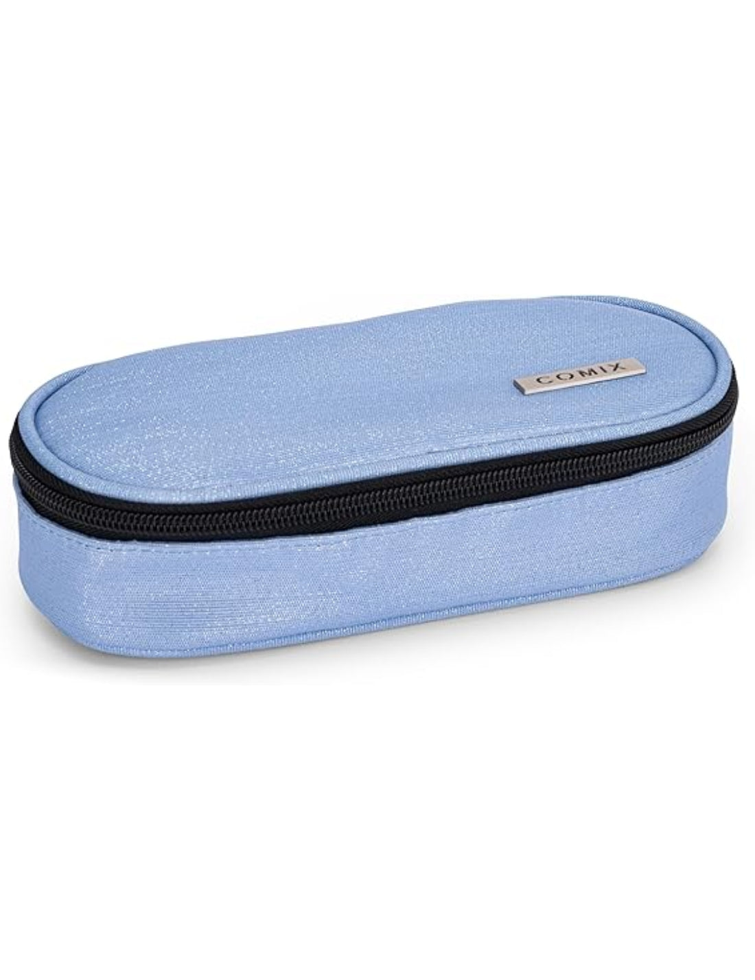 Astuccio Portapenne Ovale Organizzato Eastpak Lurex Azzurro