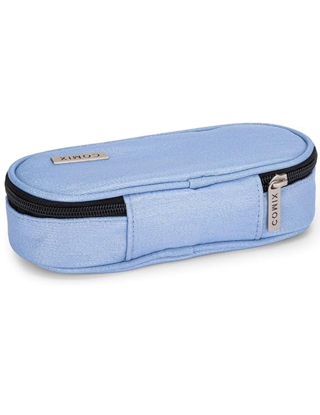 Astuccio Portapenne Ovale Organizzato Eastpak Lurex Azzurro