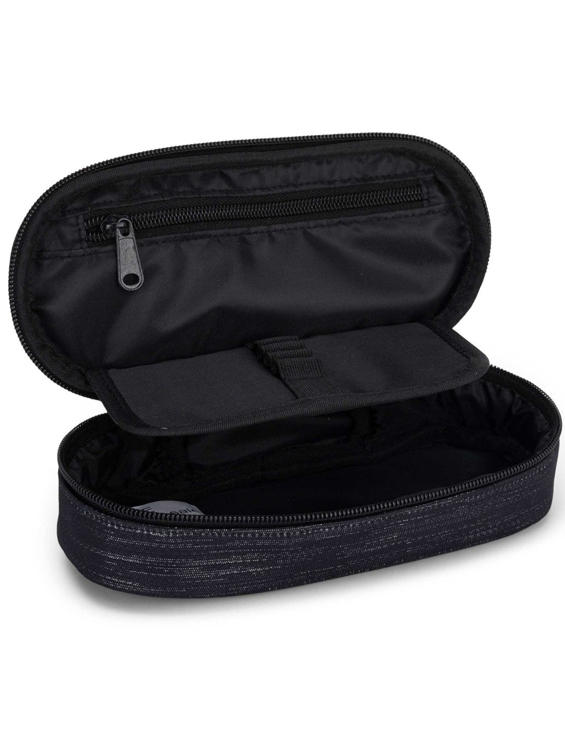 Astuccio Portapenne Ovale Comix Lurex Nero
