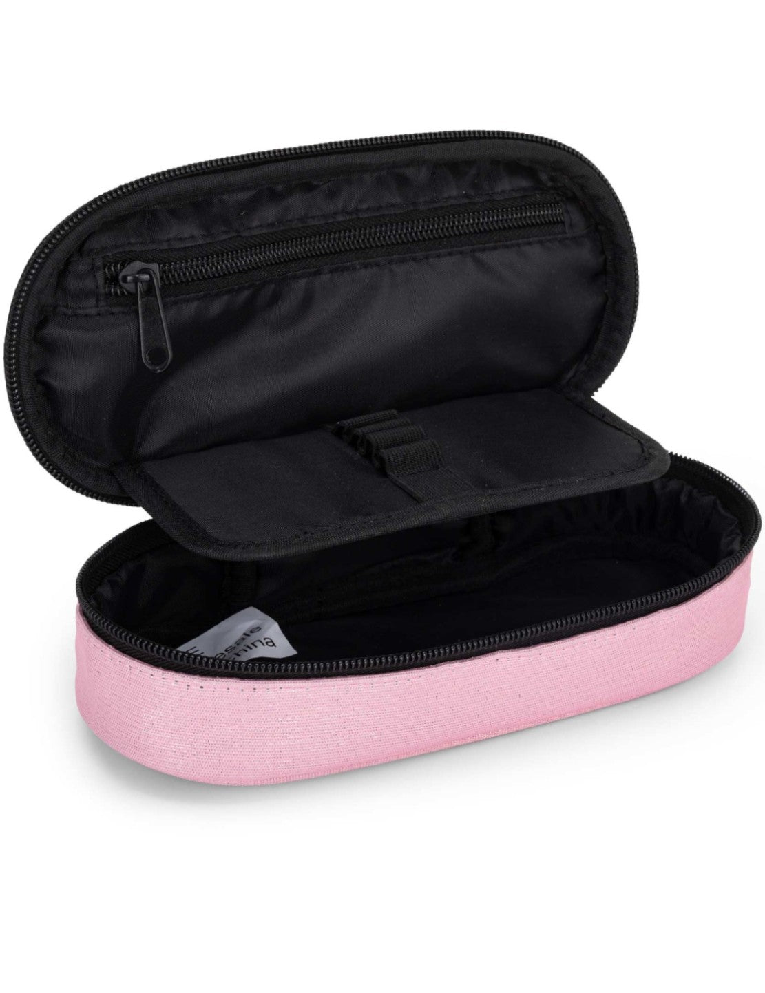 Astuccio Portapenne Ovale Organizzato Eastpak Lurex Rosa