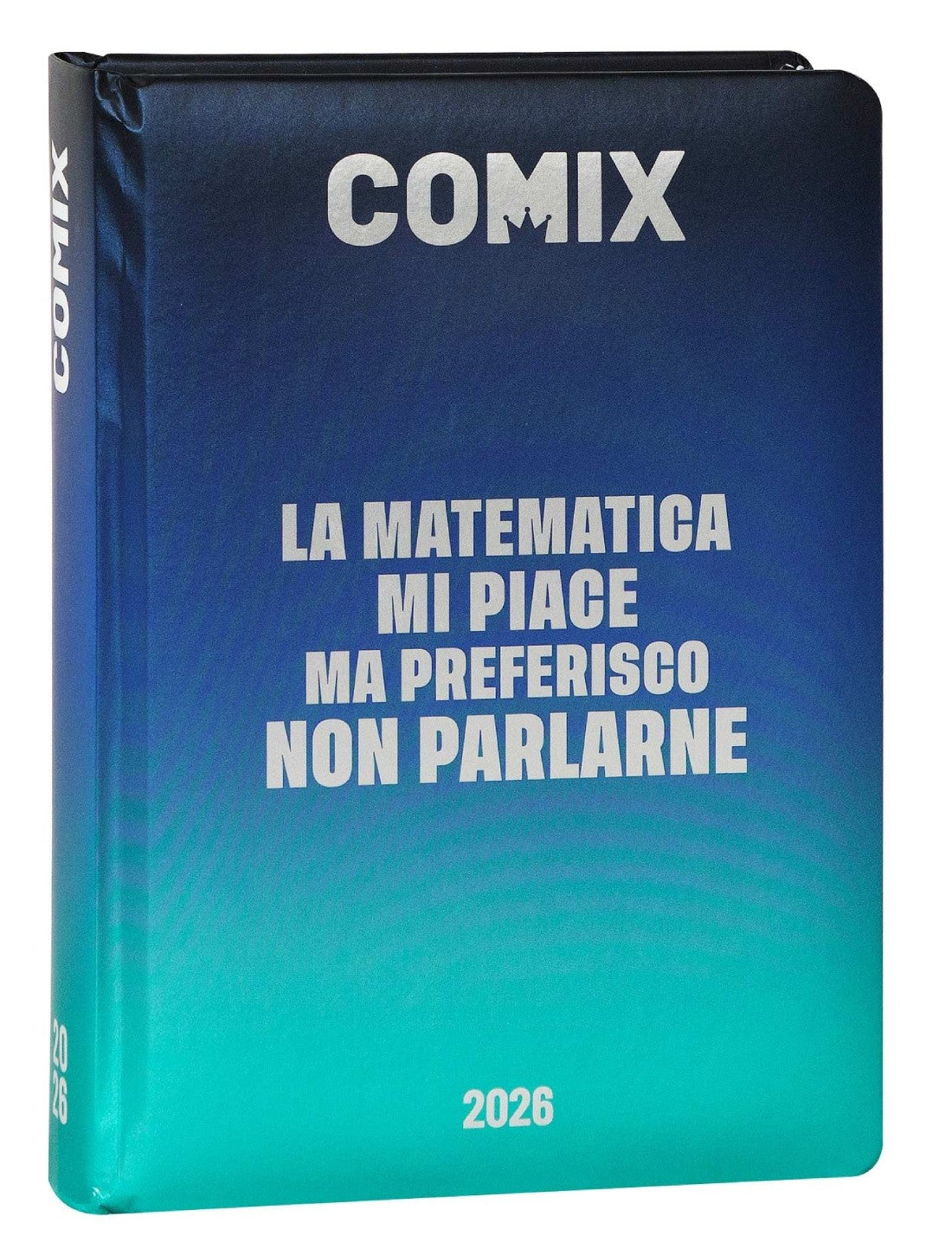 Diario Scuola 13 Mesi Datato 2025/2026 Comix Wave Sfumato Blu