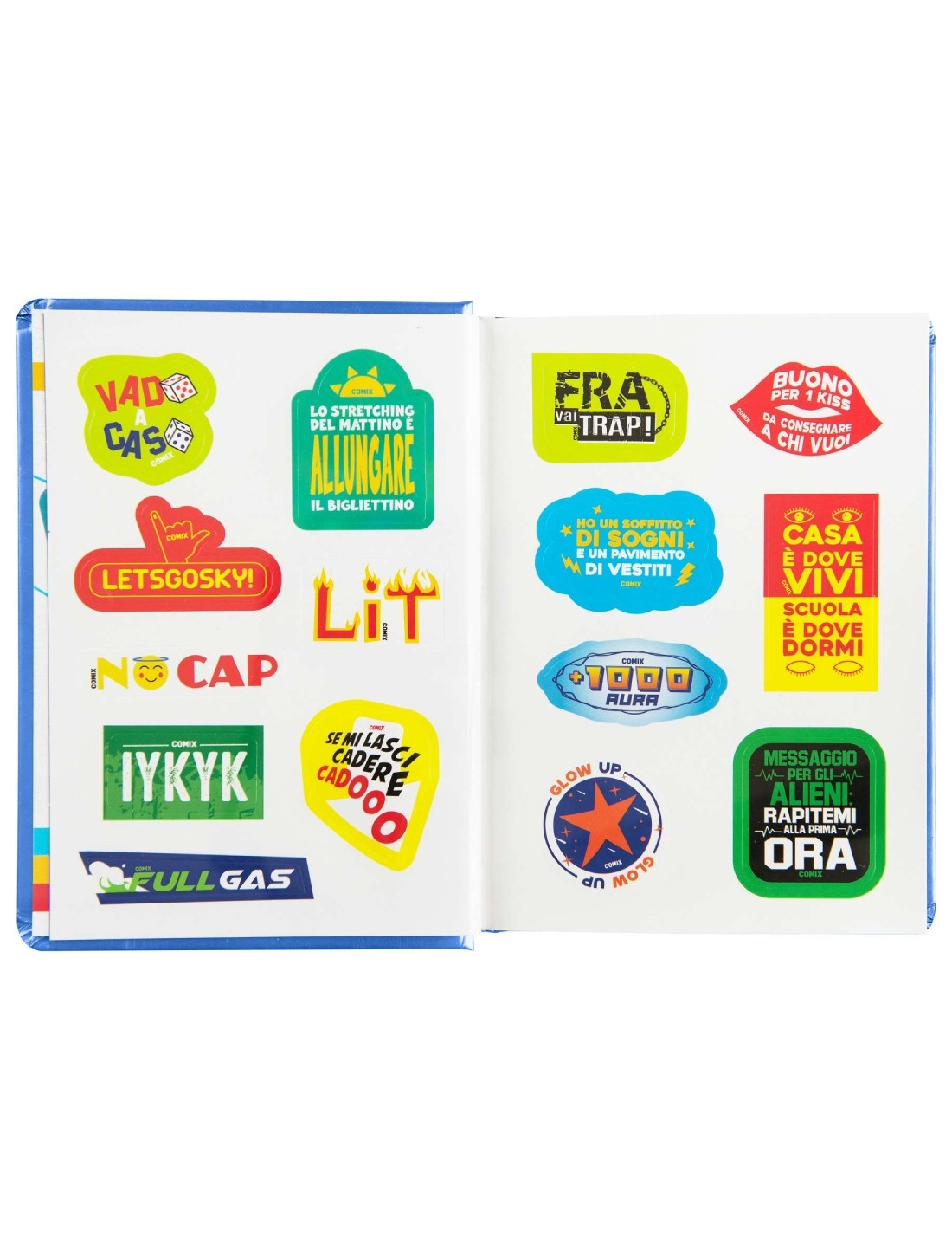 Diario Scuola 13 Mesi Datato 2025/2026 Comix Wave Electric Blue Standard