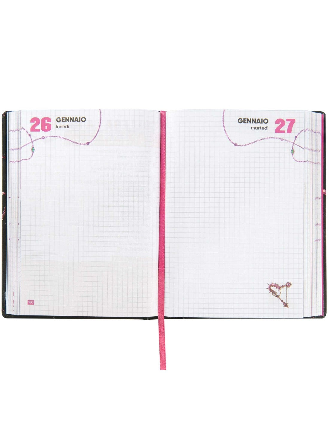Diario Scuola Di Anna 16 Mesi Datato 2025/2026 Medium Black