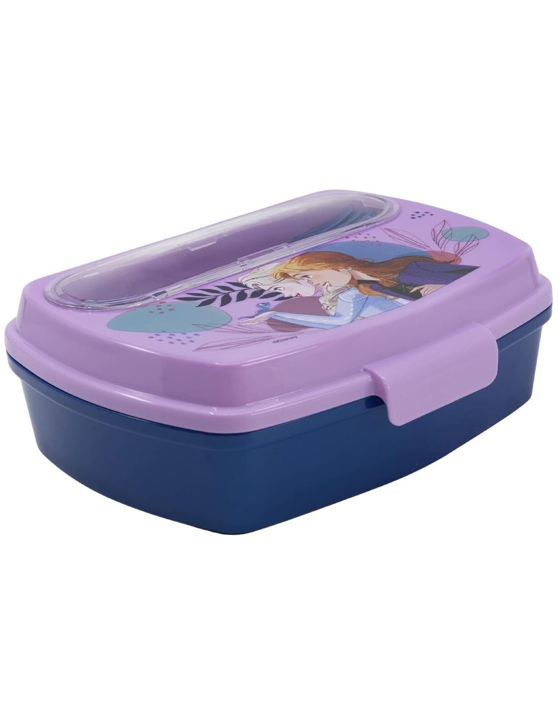 Porta Pranzo In Plastica Con Posate Frozen 17cm
