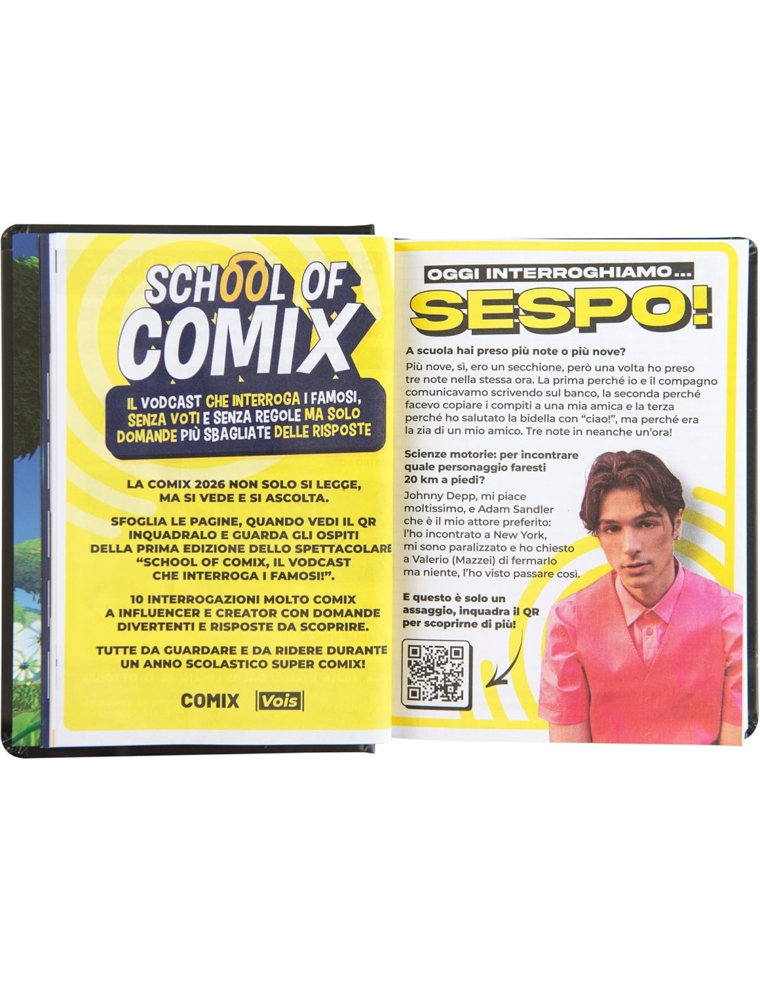 Diario 16 Mesi 2025/2026 Comix Playcomix