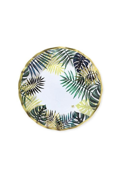 Piatti Di Carta Tropical 8pz Diam. 20cm