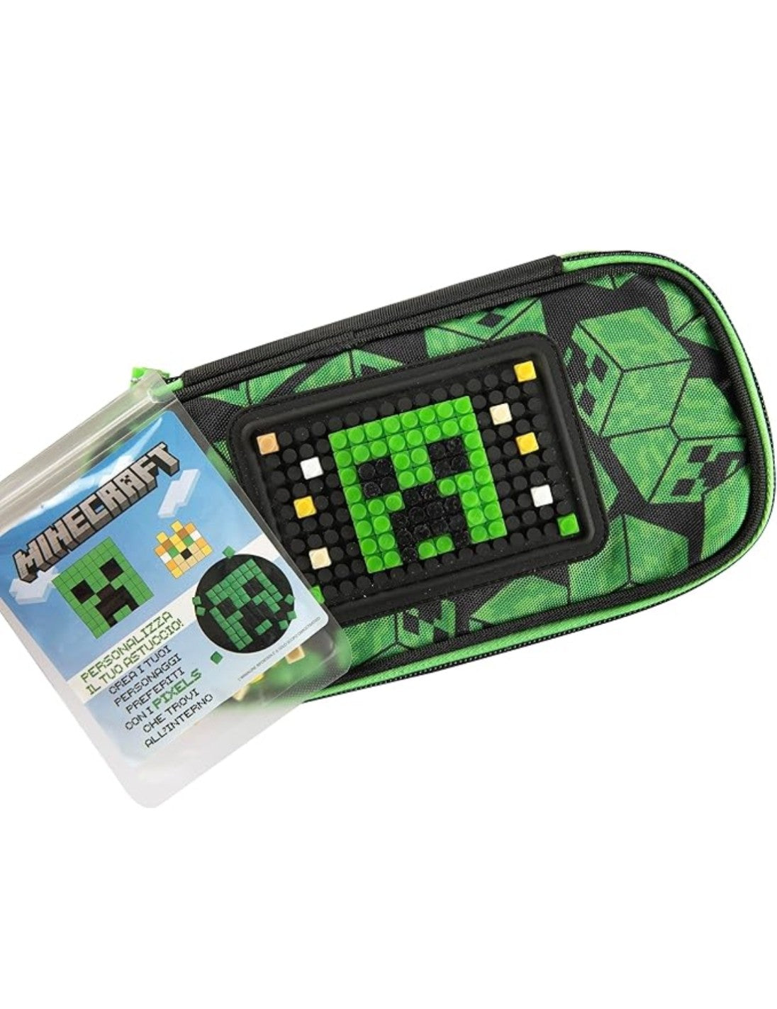Astuccio Portapenne Ovale Organizzato Minecraft