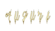 Candeline Di Compleanno Scritta Auguri Oro Metal 7cm