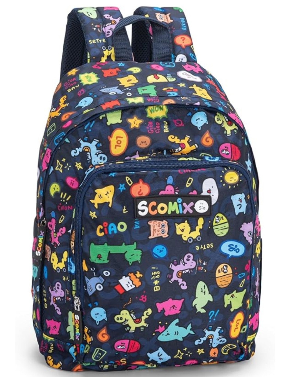 Zaino Scuola Americano Allover Scomix By Sio
