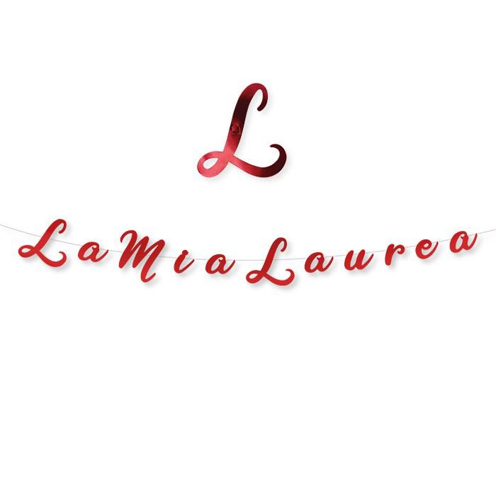 Festone Scritta La Mia Laurea