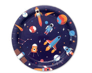 Piatti Di Carta Astronauta 24cm 8pz