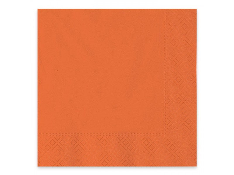 Tovaglioli Di Carta 2 Veli Arancio 33x33cm 40pz.