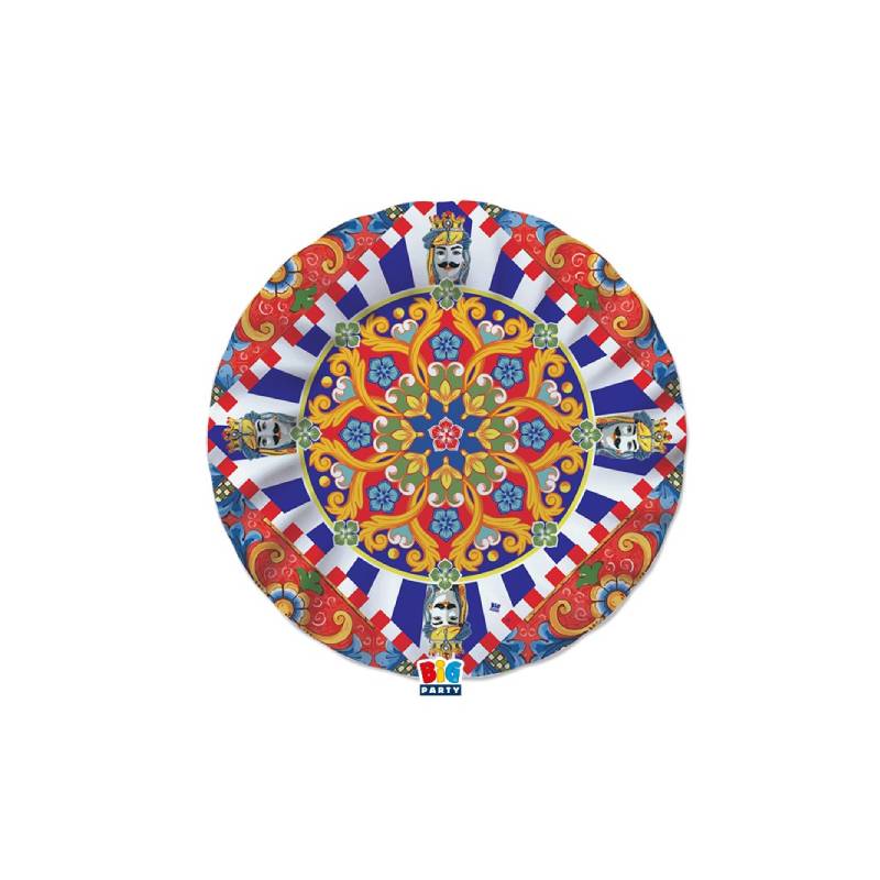 Piatti Piani Sicilia Ø20cm 8pz.