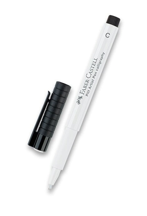 Pennarello Faber Castell Pitt Artist Calligraphy Bianco C