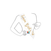 Fascia Metallizzata Team Bride 168x10