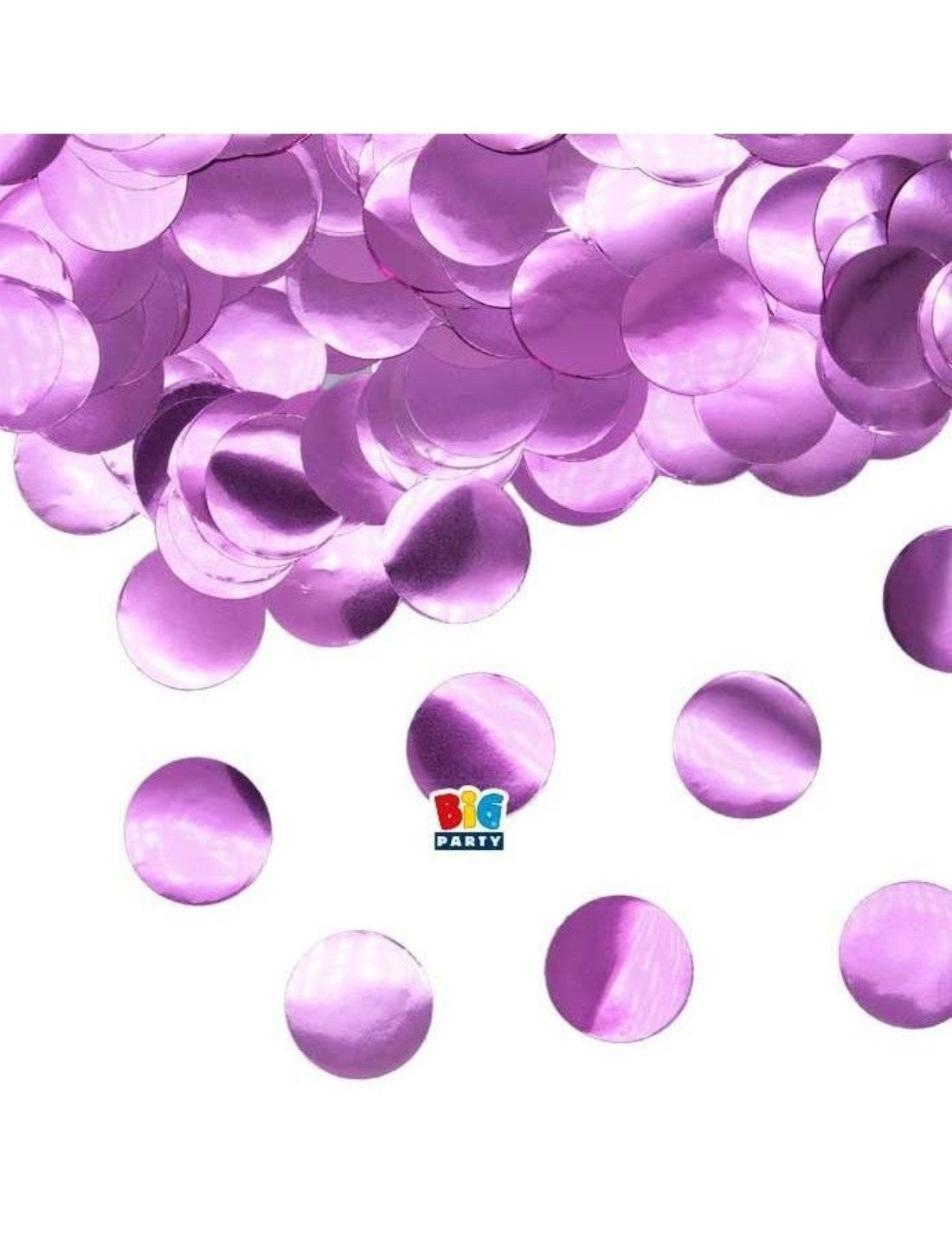 Coriandoli In Foil Tondi Rosa Metal 2cm 50gr