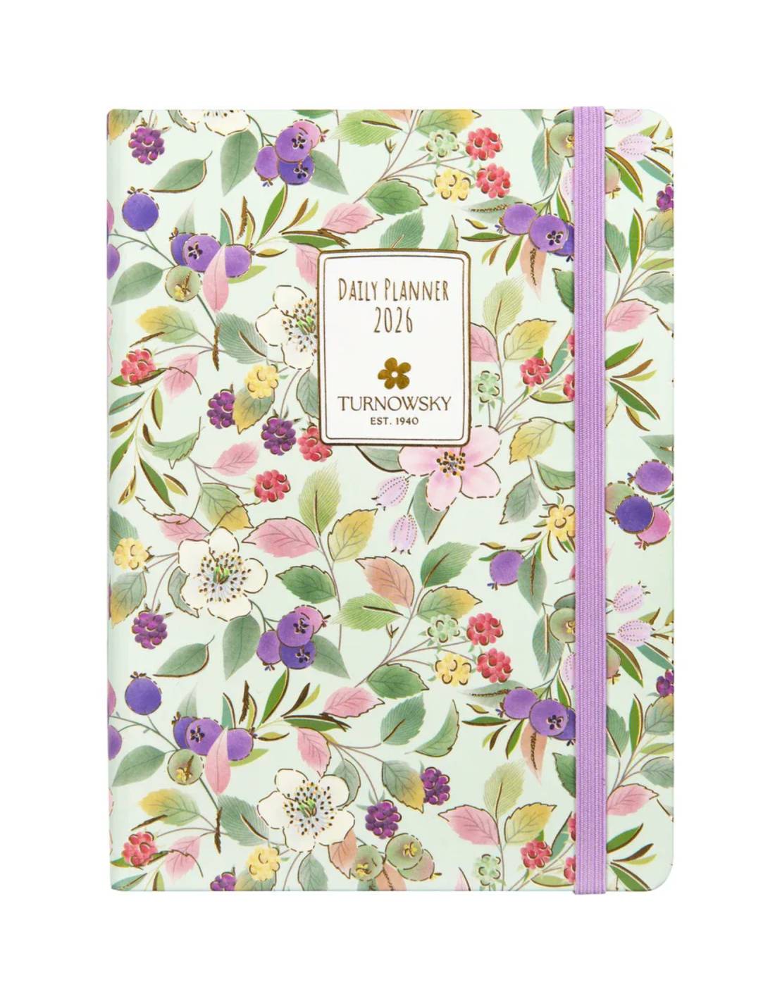 Agenda Giornaliera Mini 12 Mesi Turnowsky Fiori E Bacche