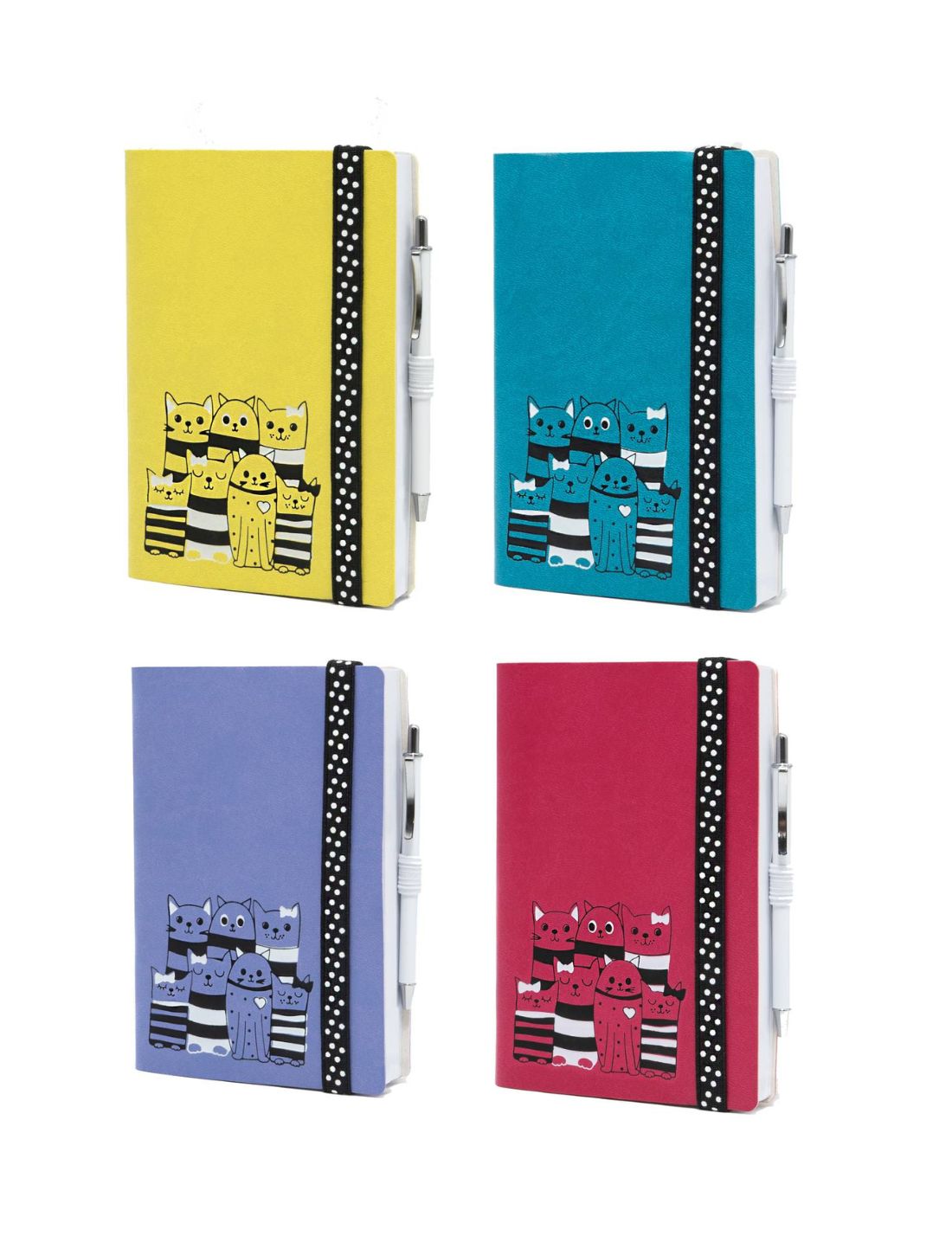 Agenda InTempo Giornaliera Con Elastico Cats Life 2026 10x15cm