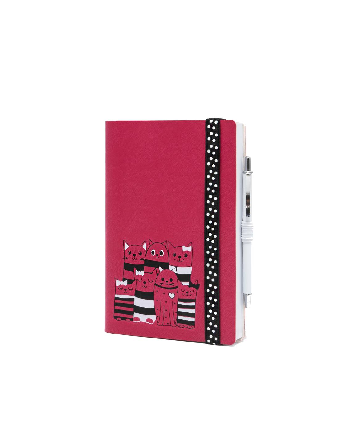Agenda InTempo Giornaliera Con Elastico Cats Life 2026 10x15cm