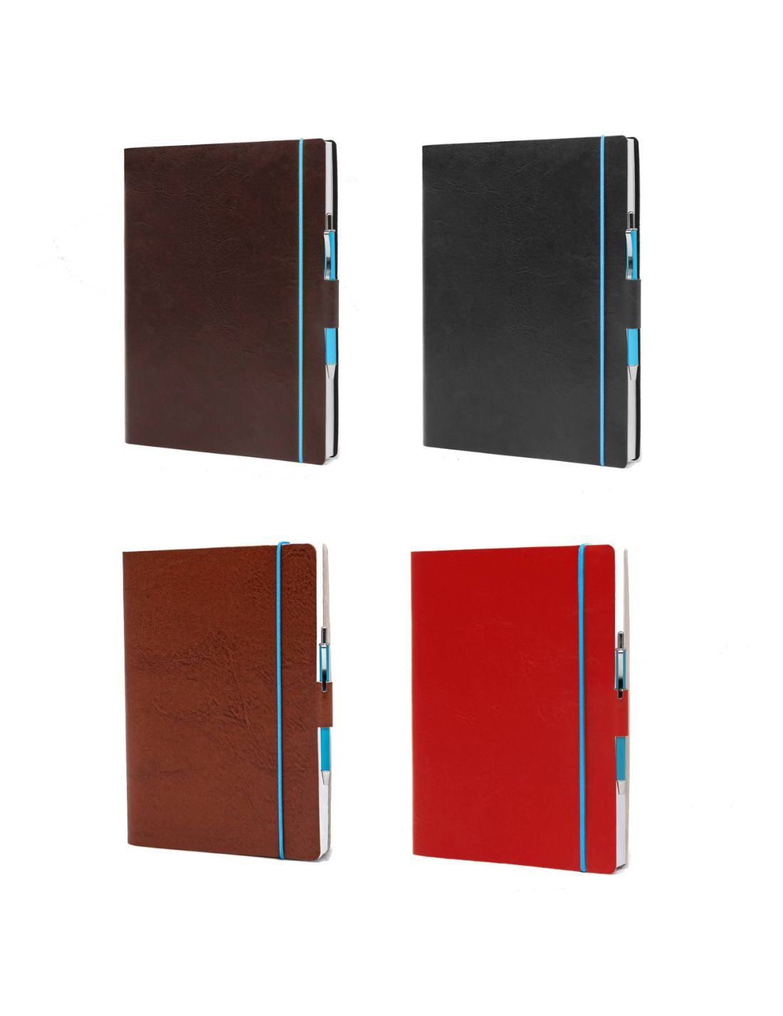 Agenda InTempo Giornaliera Similpelle Con Elastico Blueband 2026 12x17cm