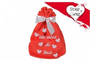 Sacco Rosso San Valentino Frase Romantica 15cm