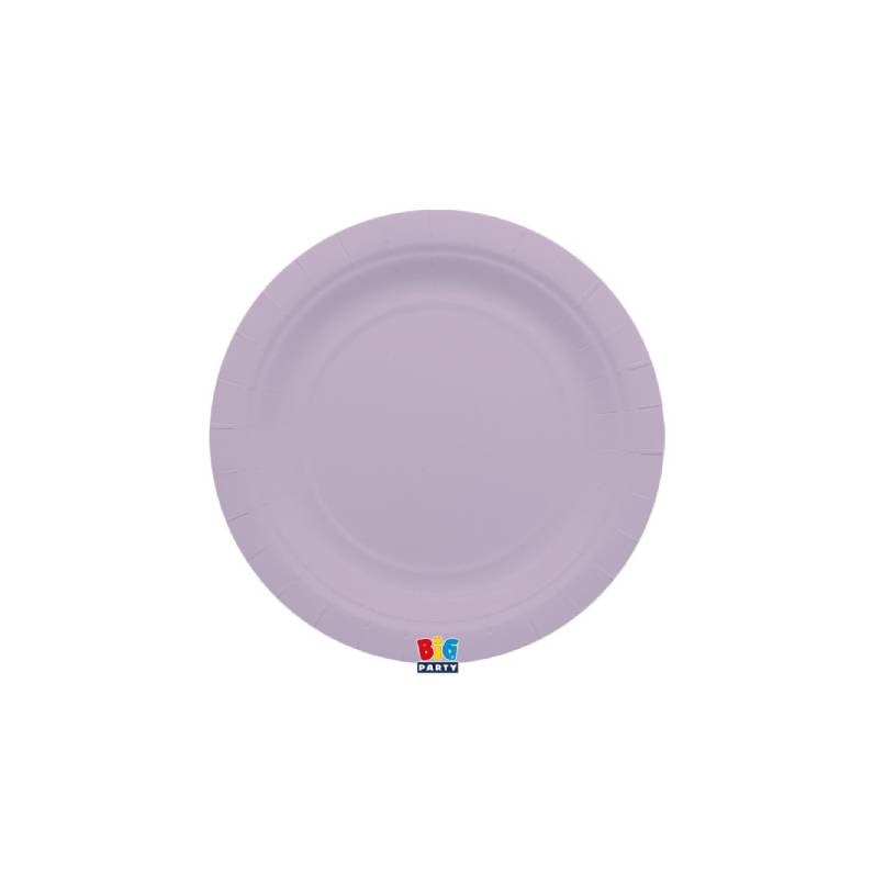 Piatti Di Carta Ecolor Lilla 24cm 8pz