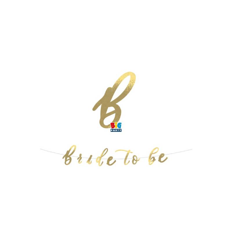 Festone Scritta Italic Bride To Be 300x15cm
