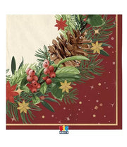 16 Tovaglioli 33×33cm Christmas Twinkle