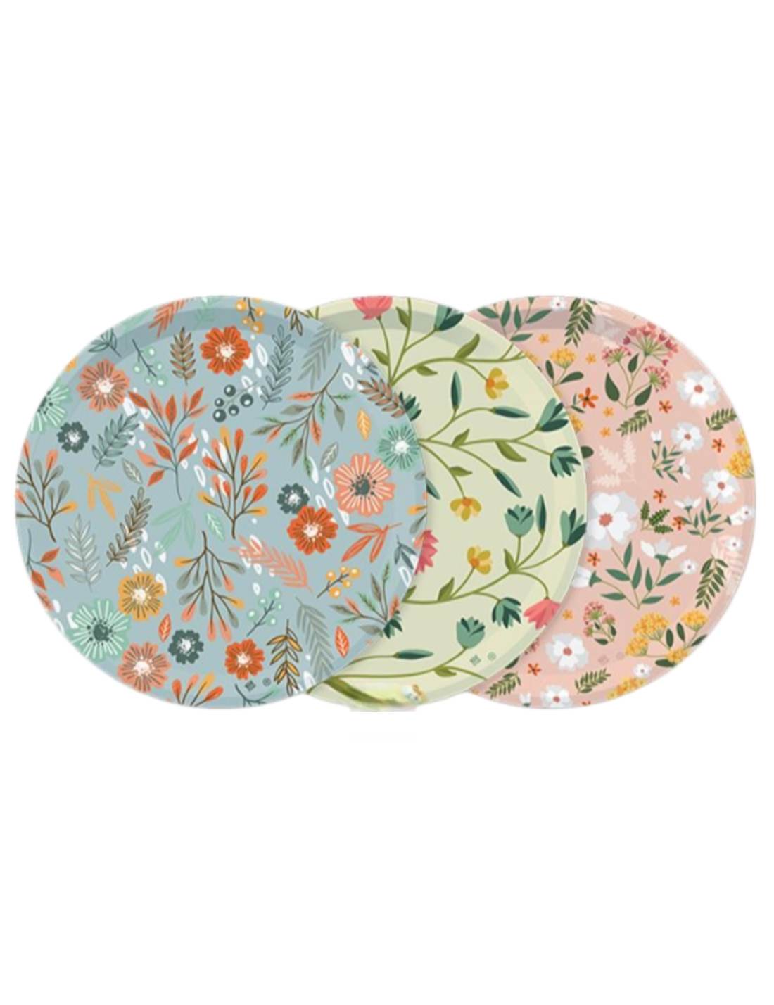 Piatti Di Carta Spring Flowers 6pz