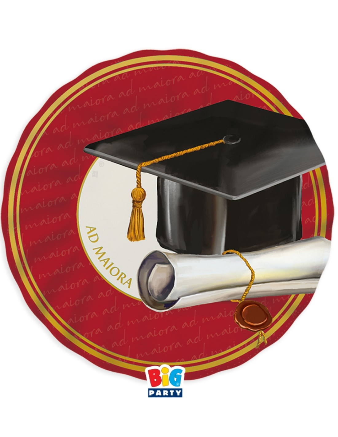 Piatti Di Carta Piani Laurea Ad Maiora 25cm 6pz