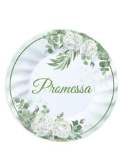 Piatti Dessert Di Carta Promessa Eucalipto 20cm 6pz