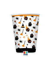 Bicchieri Di Carta Spooky Halloween 250ml 6pz