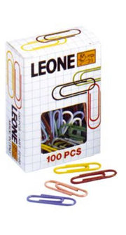 100 Fermagli Colorati in Plastica Molho Leone