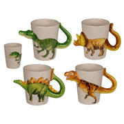 Tazza In Ceramica Dinosauro Sagomato Assortito