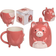 Tazza In Ceramica Maialino Sagomato