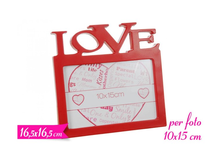 Cornice Portafoto Love 16,5x16,5cm