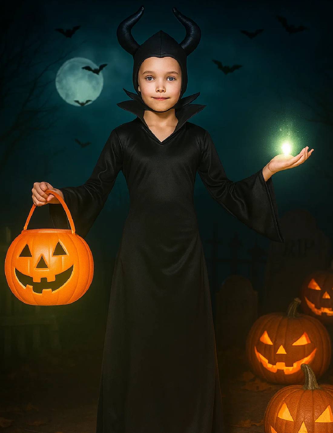 Costume Di Halloween Strega Malefica