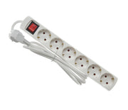 Multipresa Ciabatta A 6 Slot Con Controllo On/Off 150cm